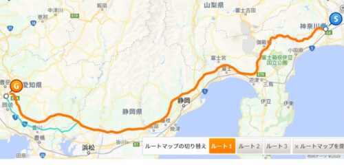 新東名高速道路路線図