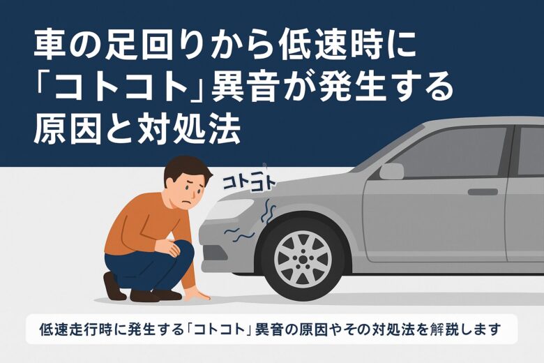 足回り 異音 コトコト 低速
