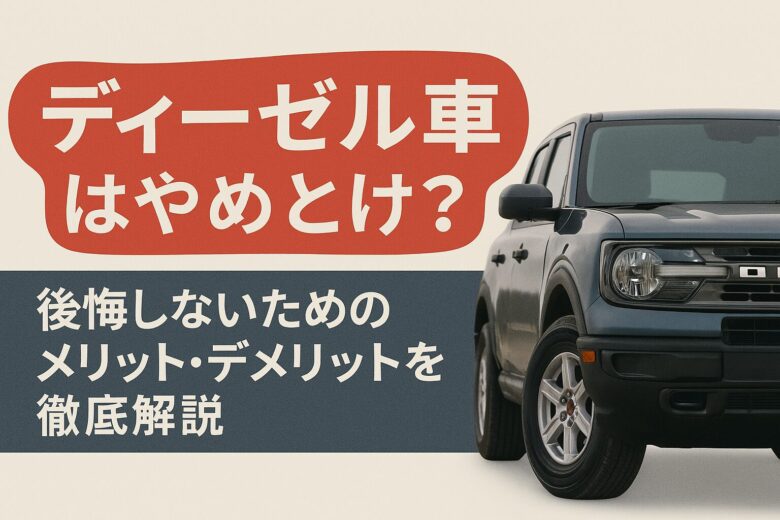 ディーゼル車 やめとけ