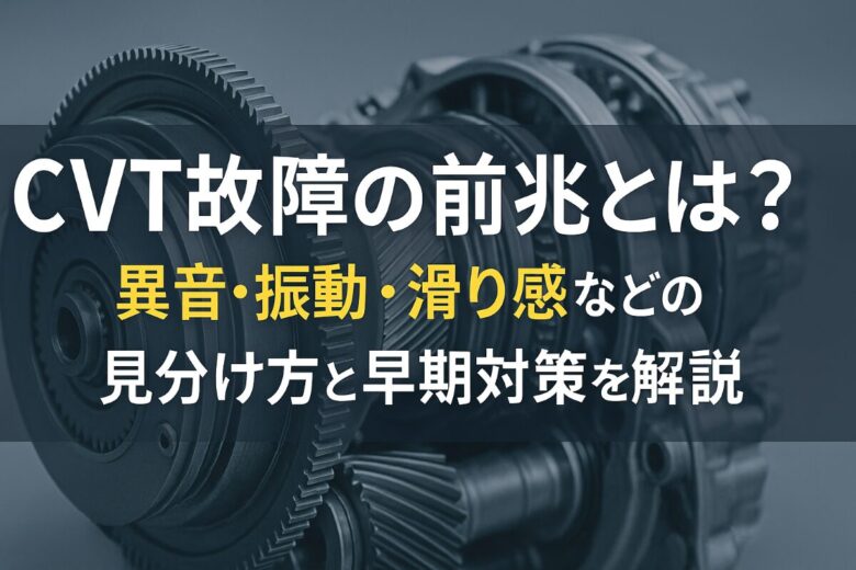 cvt故障 前兆