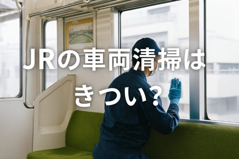 jr 車両清掃 きつい