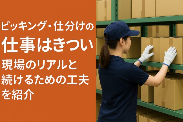 ピッキング 仕分け きつい