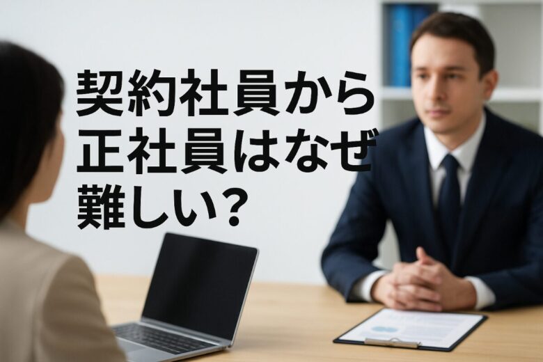 契約社員から正社員 難しい