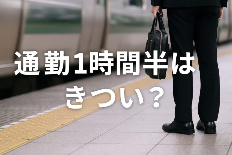 通勤 1時間半 きつい