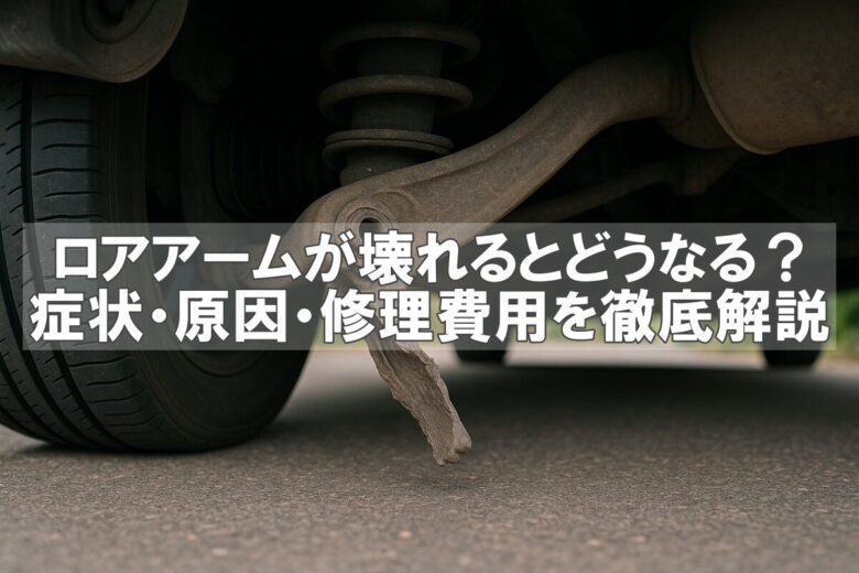 ロアアームが壊れると