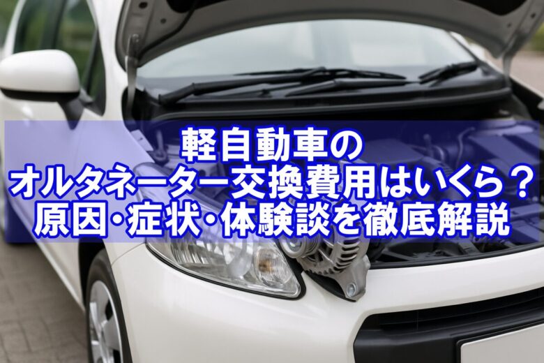 オルタネーター 交換 費用 軽自動車