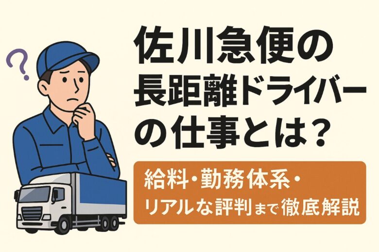 佐川急便 長距離ドライバー