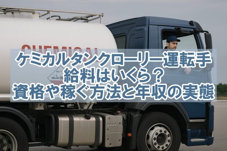 タンクローリー 給料 ケミカル