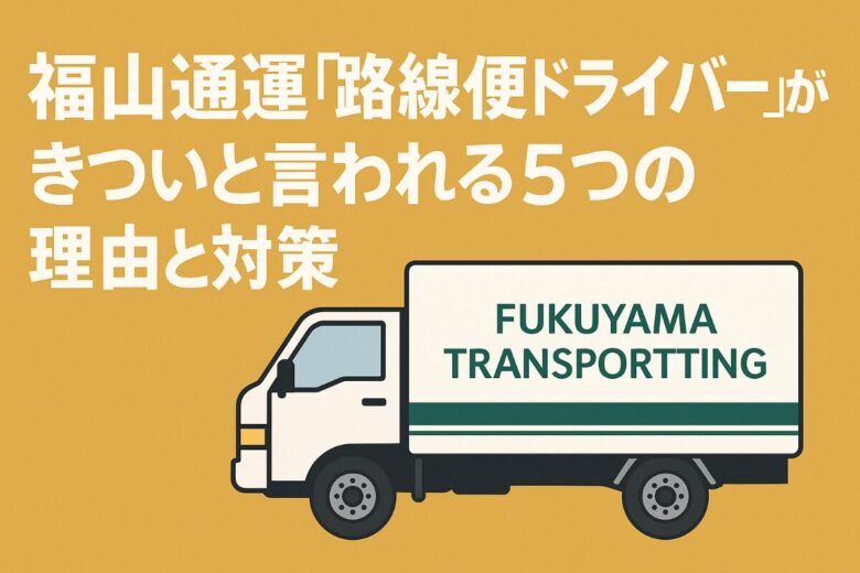 福山通運　路線　きつい
